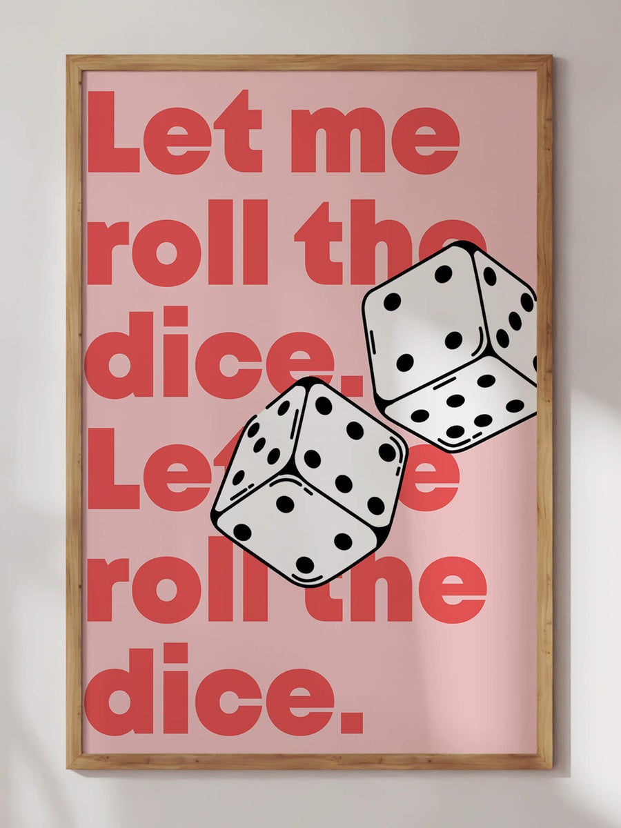 Two Dice We Roll Poster for Sale by atxevi