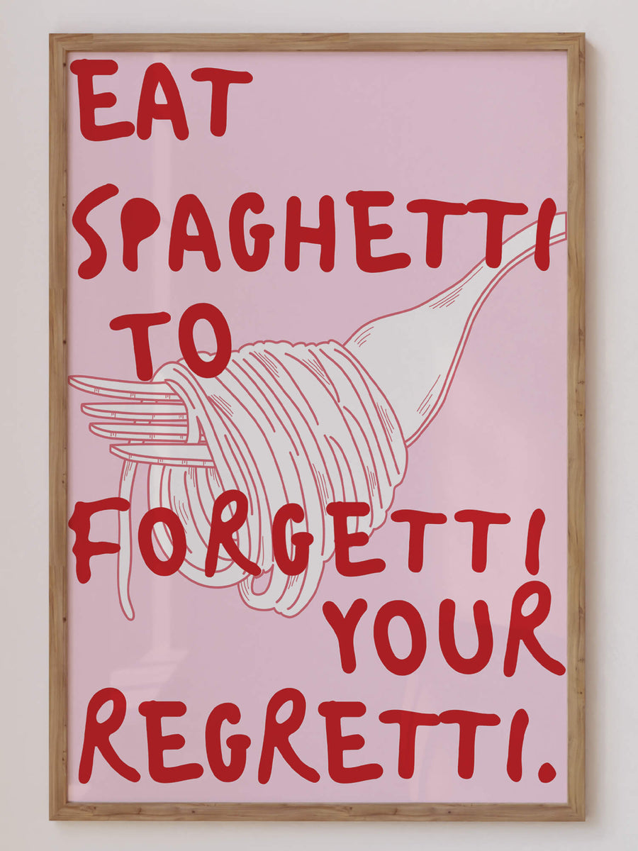 Spaghetti Regretti Print