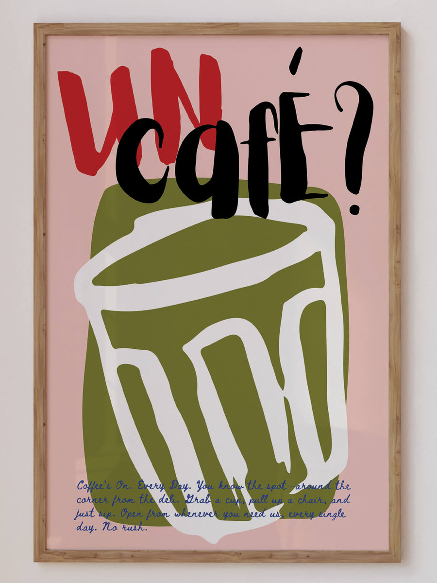 Un Cafe Print