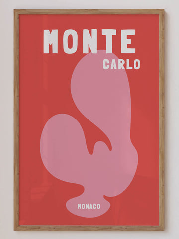 Monte Carlo travel print, designed in the style of an Assouline coffee table book. Get 2 prints for $100 with free shipping at EDGE Wall Art.