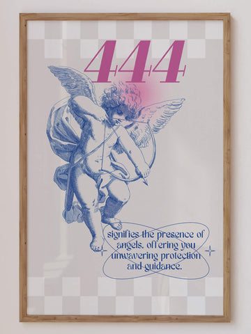 444 Angel Number Print