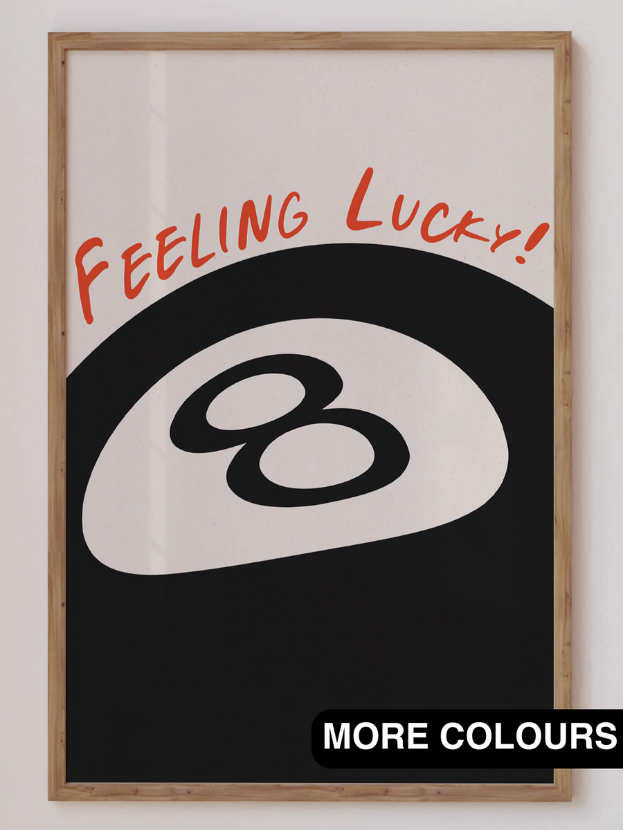 Lucky 8Ball Print