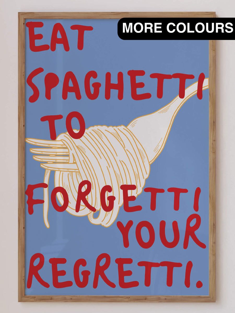 Spaghetti Regretti Print