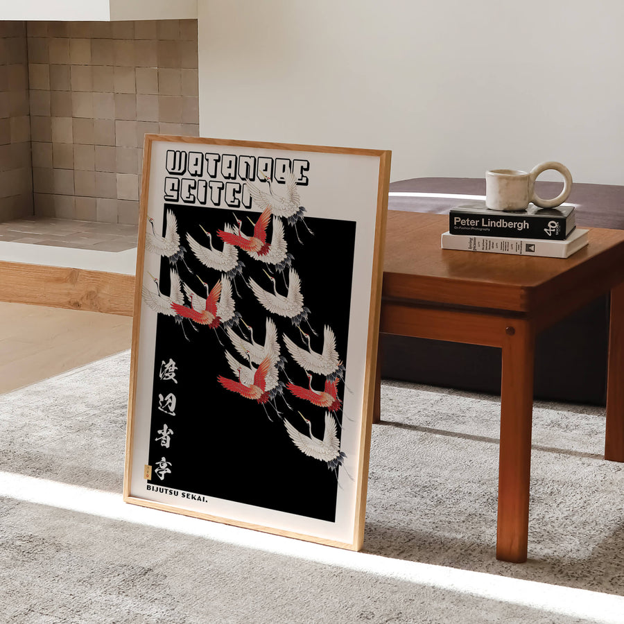 Japanese Cranes Print