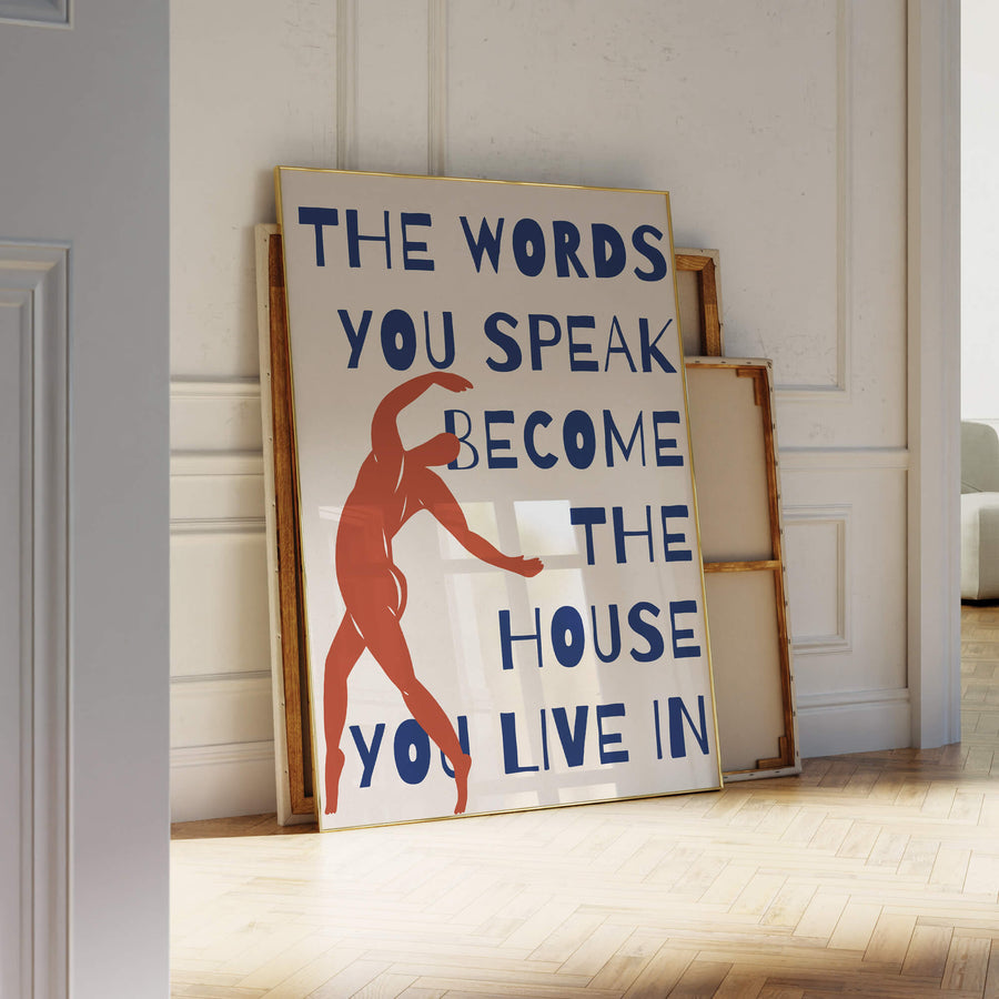 Words Matisse Print