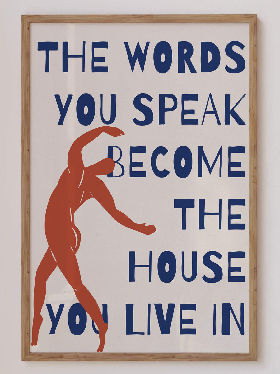 Words Matisse Print