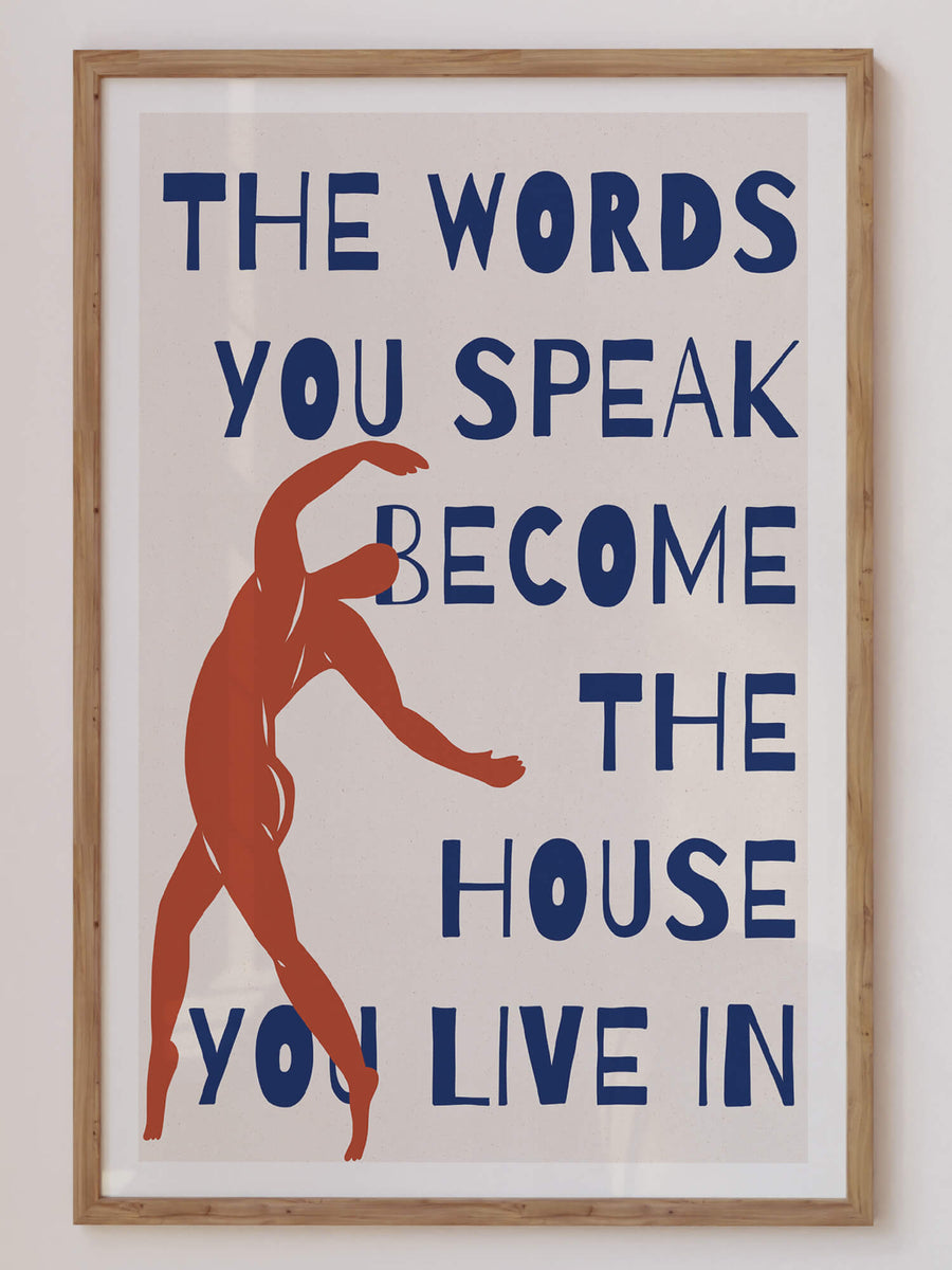 Words Matisse Print