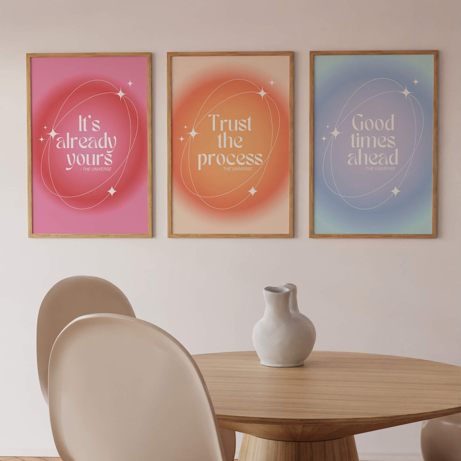 Good Times Ahead by The Universe Print