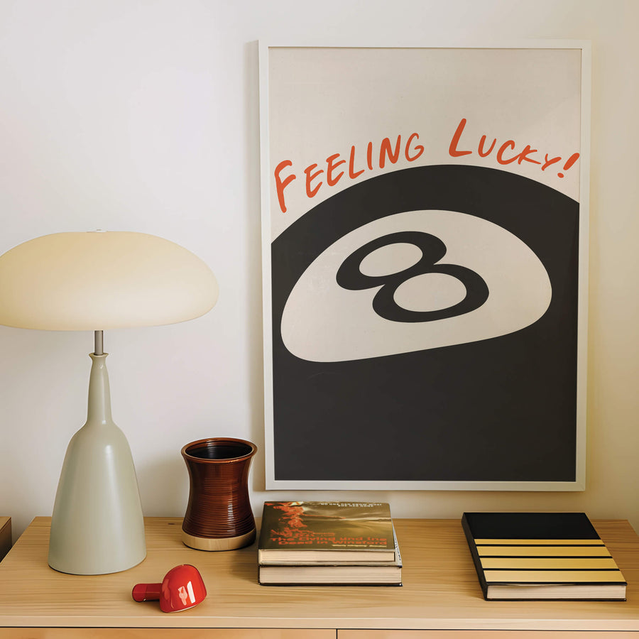 Lucky 8Ball Print