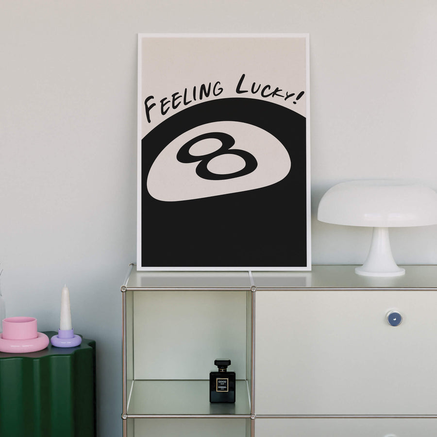 Lucky 8Ball Print