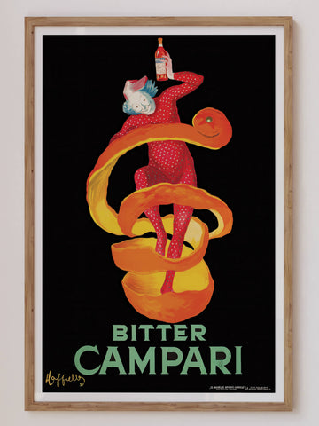 Bitter Campari Art Nouveau Print