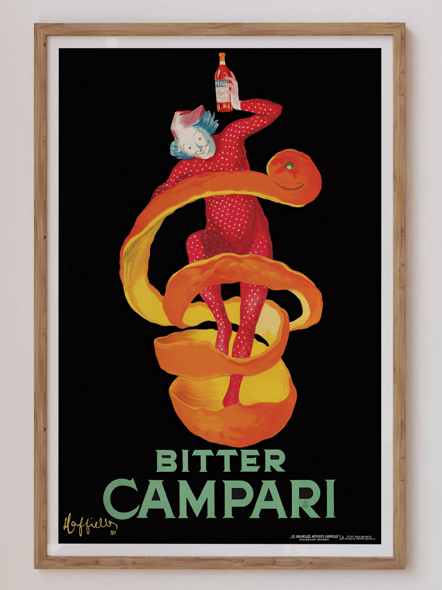 Bitter Campari Art Nouveau Print