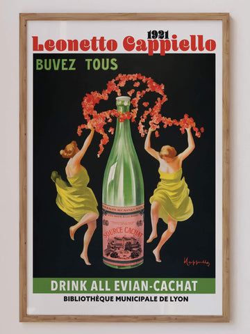 Evian-Cachat by Leonetto Cappiello Print