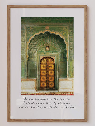 The Temple Door Print