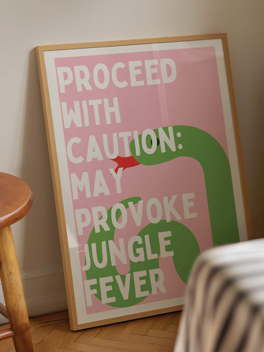 Proceed With Caution Print