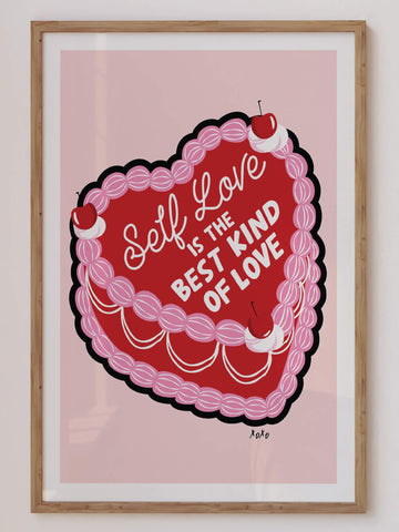 Self Love Cake Print