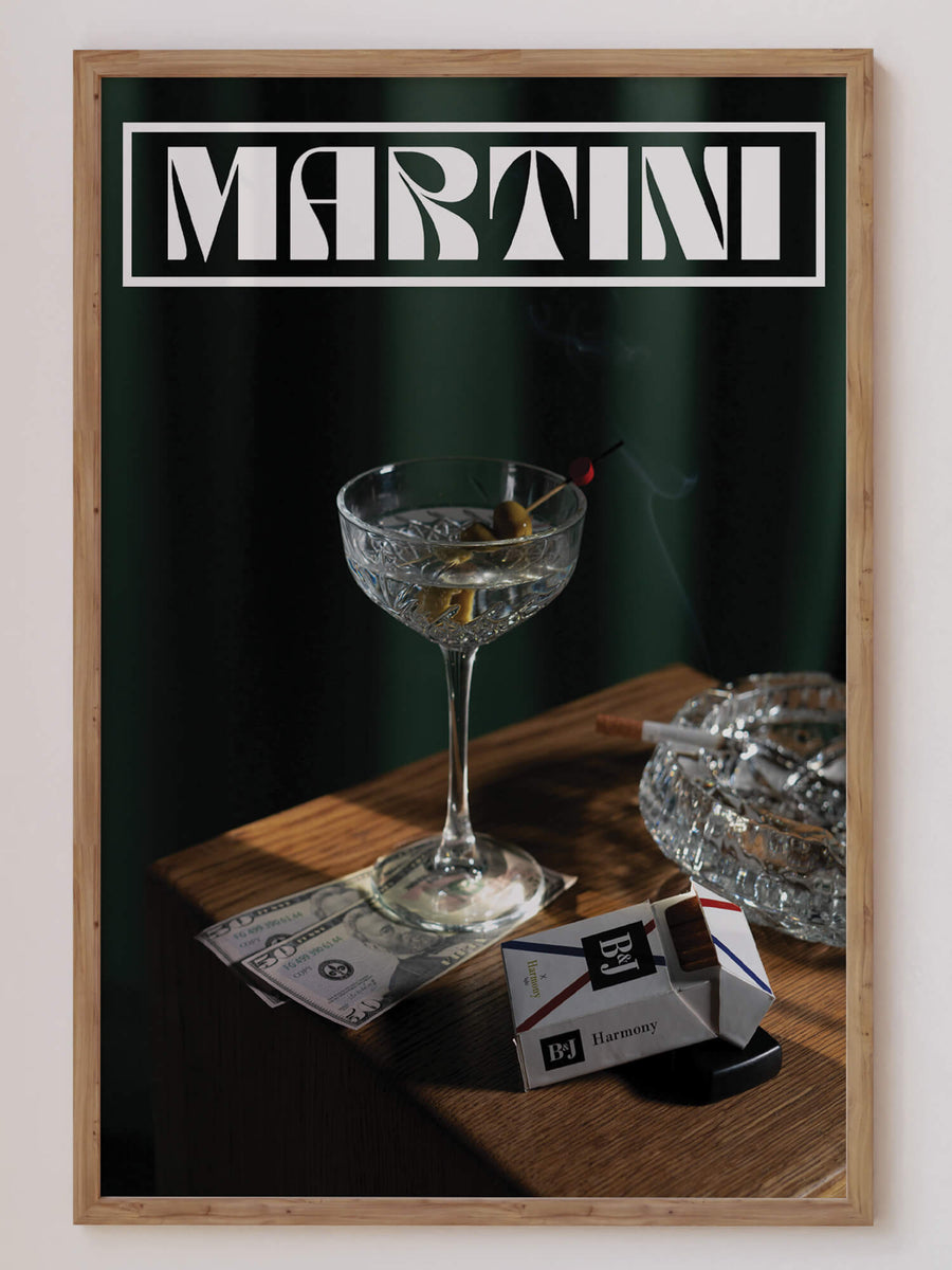 Dirty Martini Cocktail Print