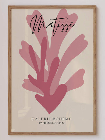 Matisse Pink Papiers Print