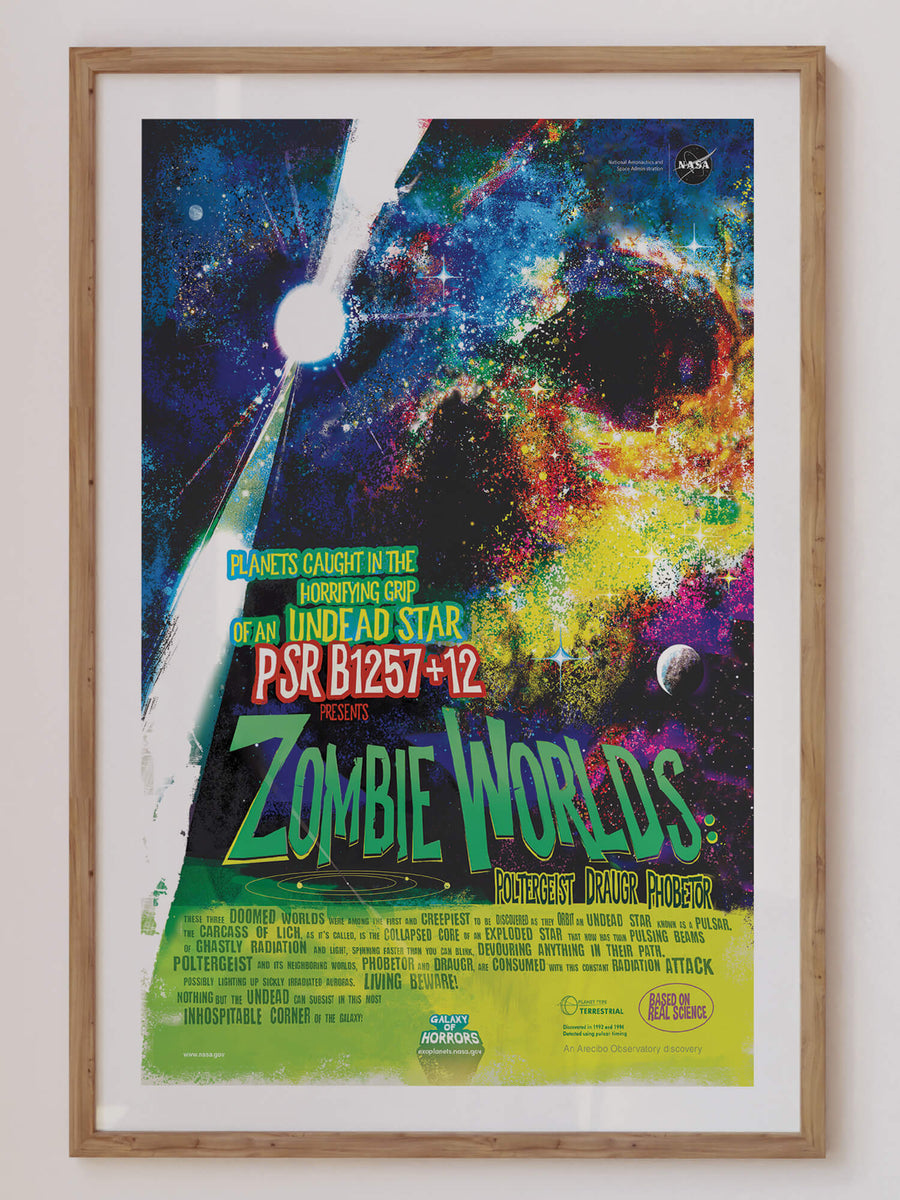 Zombie Worlds by Nasa Print