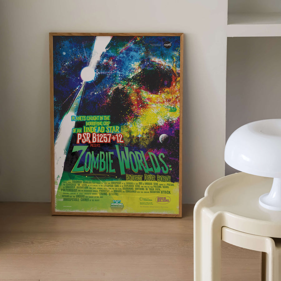 Zombie Worlds by Nasa Print