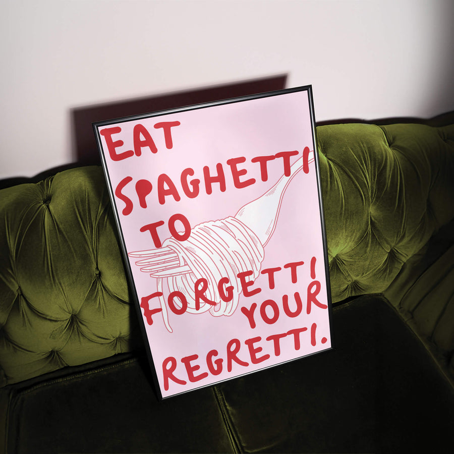 Spaghetti Regretti Print