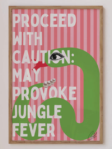 Pink Jungle Fever Print