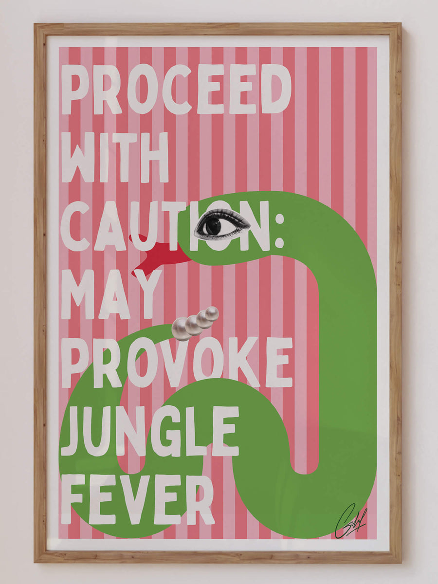 Pink Jungle Fever Print