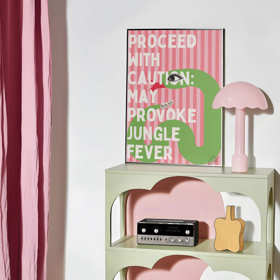 Pink Jungle Fever Print