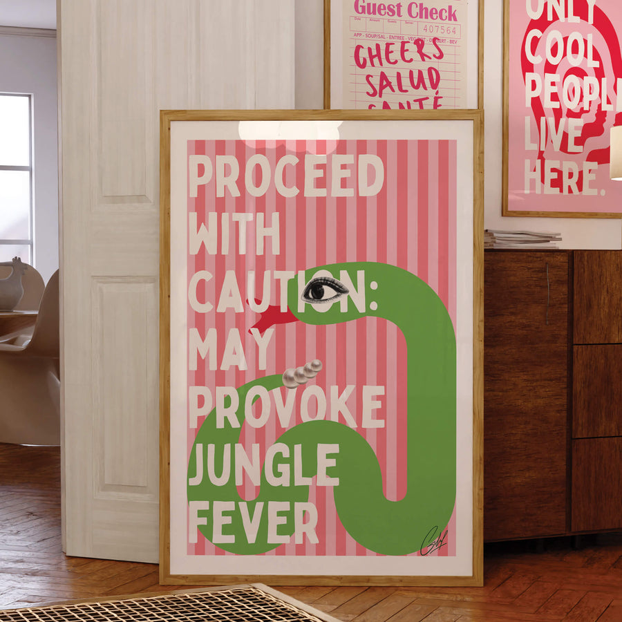 Pink Jungle Fever Print