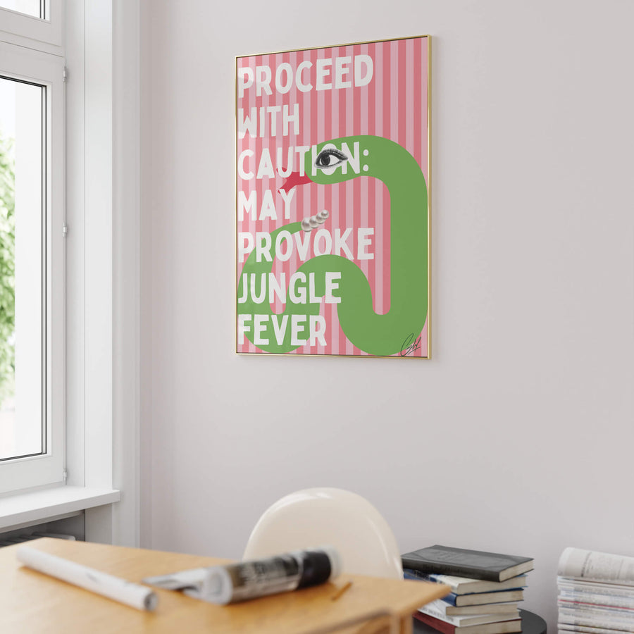 Pink Jungle Fever Print