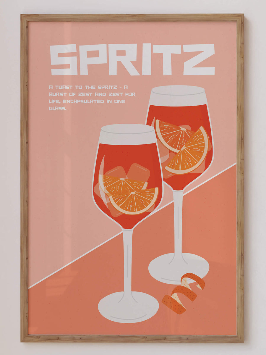 Spritz Cocktail Print