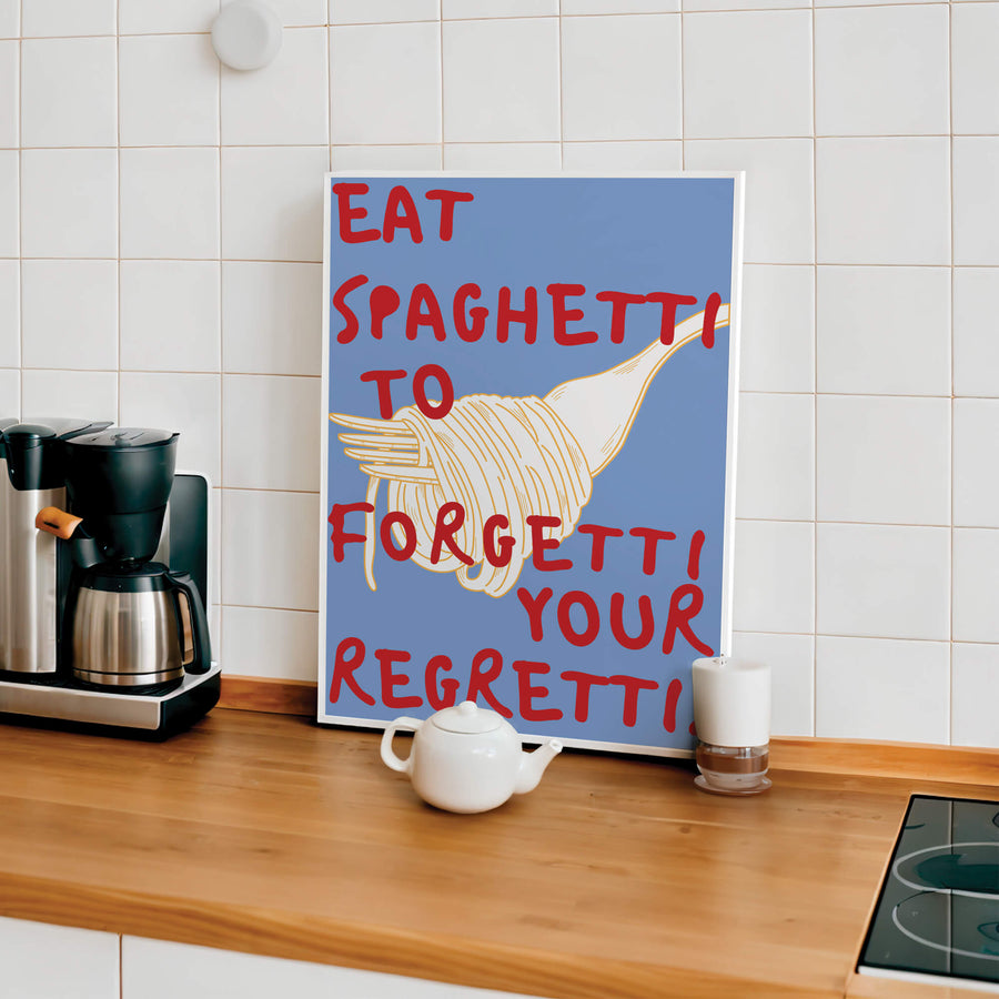 Spaghetti Regretti Print