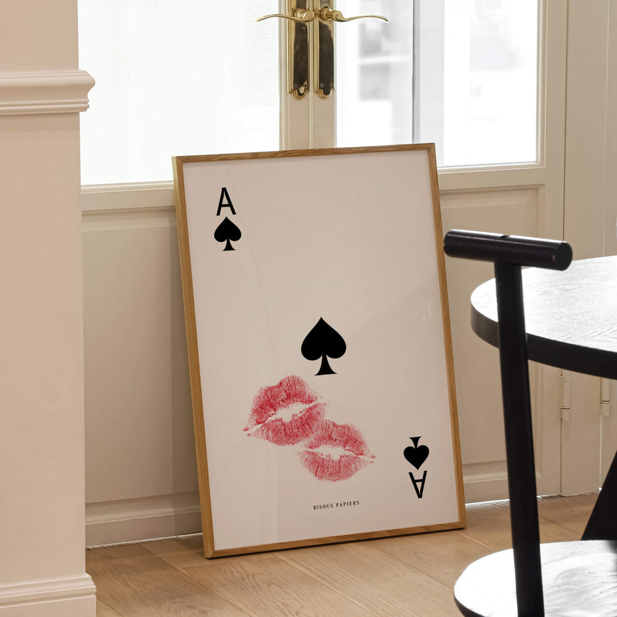 Kiss Of Spades Print