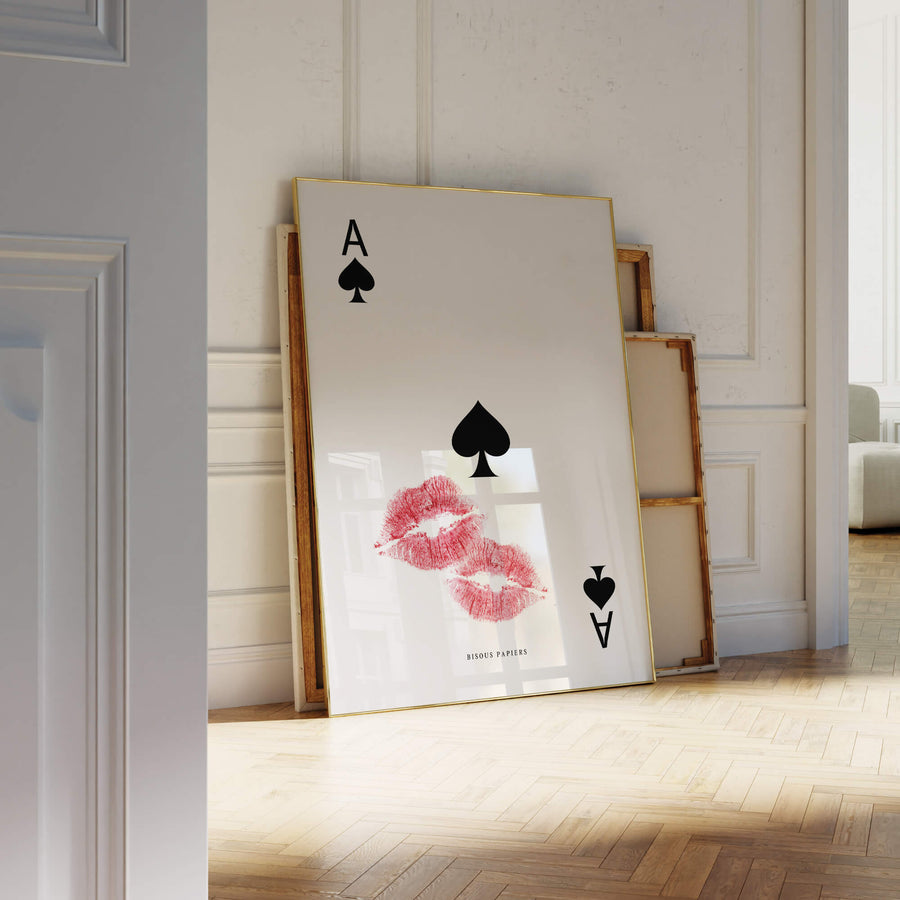 Kiss Of Spades Print