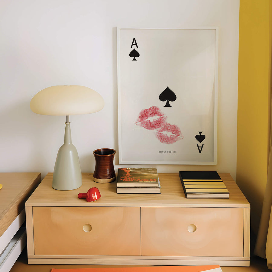 Kiss Of Spades Print