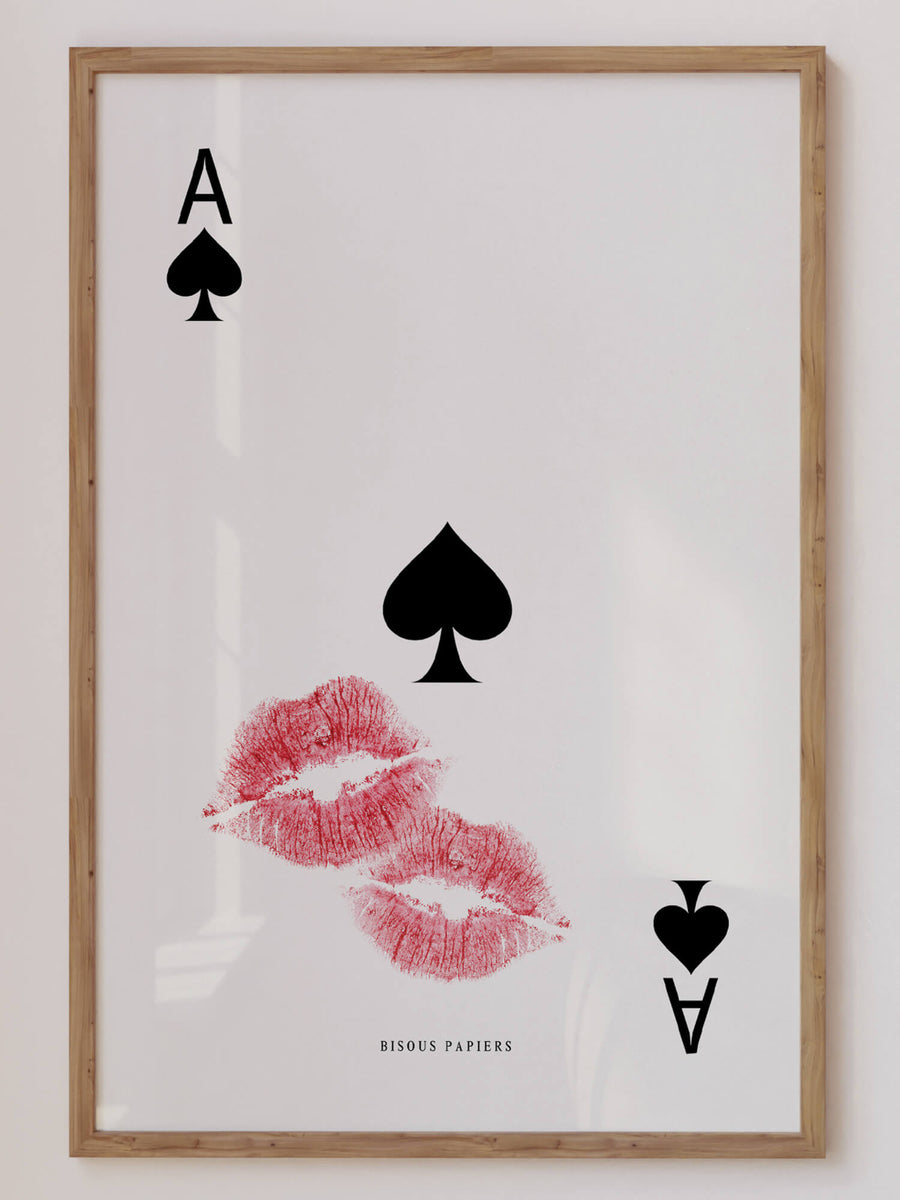 Kiss Of Spades Print