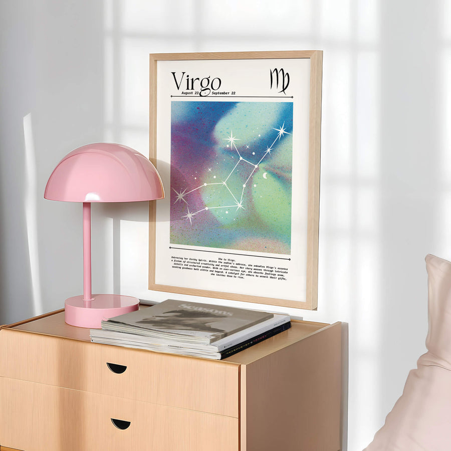 Virgo Aura Gradient Print