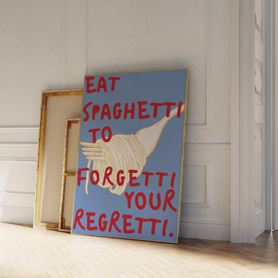 Spaghetti Regretti Print